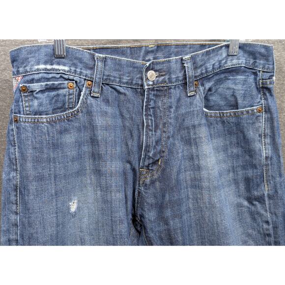 DENIM & SUPPLY Ralph Lauren Mens Jeans - Blue, Slouch, Size 34x32 - Picture 2 of 7